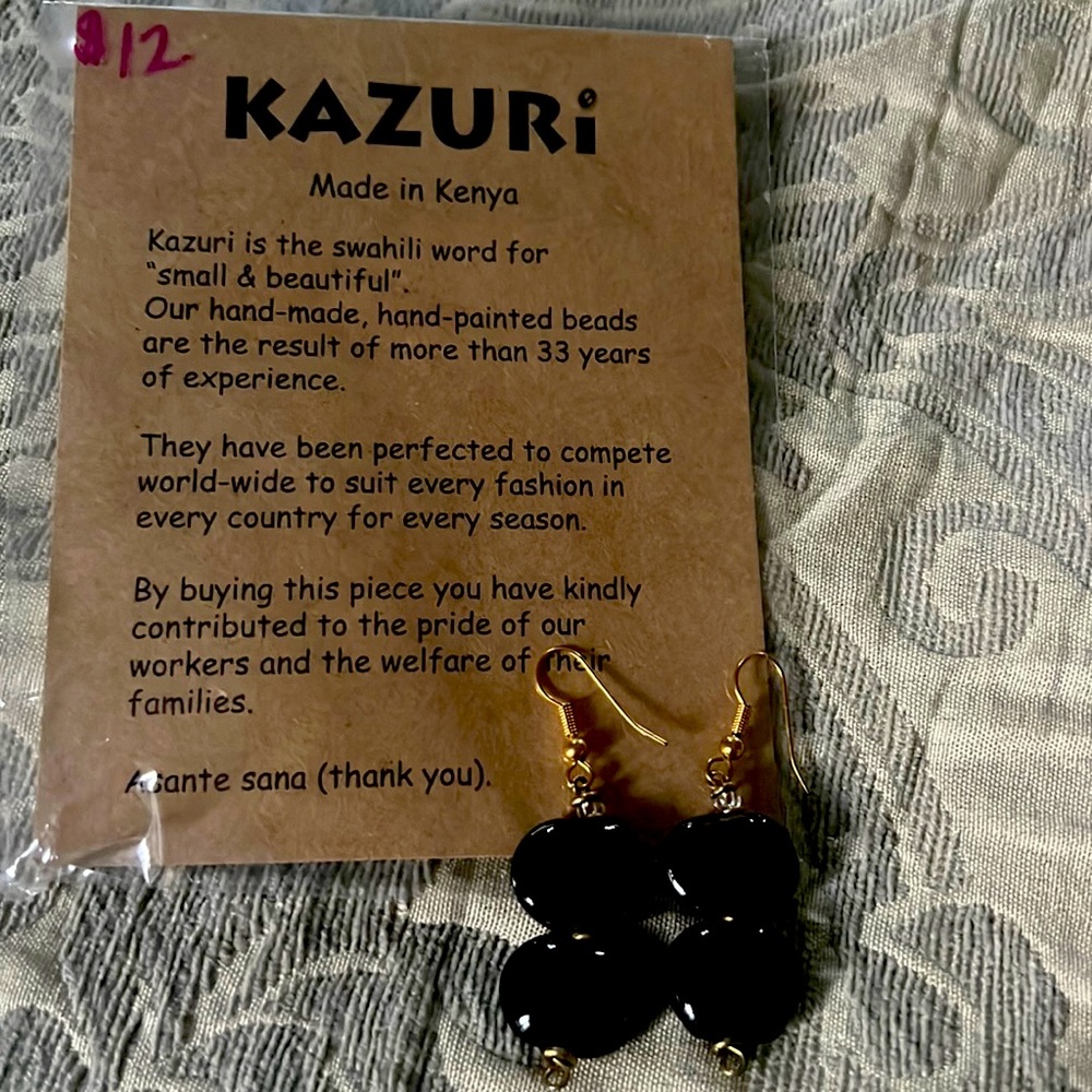 Black earrings